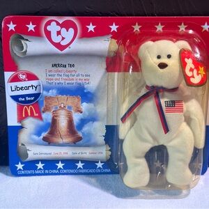 TY Libearty the Bear Beanie Baby 🇺🇸